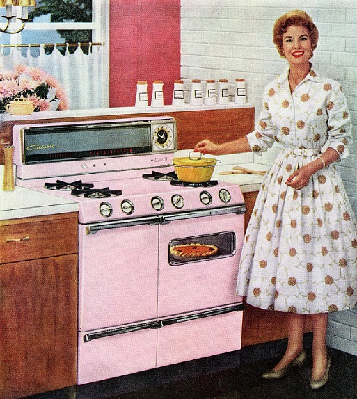 But the pink stove always seemed to be her favorite ~