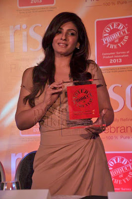 Raveena at the Press Conference For Riso Rice Bran Oil Being Awarded As The Product Of The Year 2013 