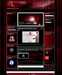 Blogger Template Hacker Black Hat