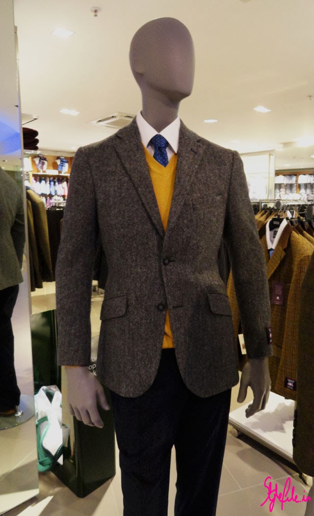 M&S menswear, blazer, tie, vest, shirt, pullover, marks and spencer