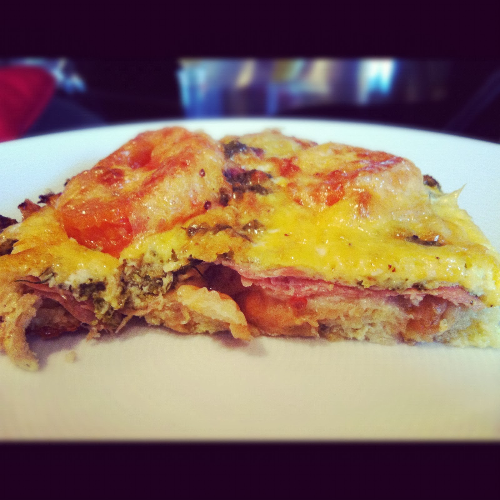 A Girl & Her Food Pesto and Prosciutto Breakfast Strata