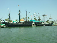 Nina and Pinta visit ponce inlet