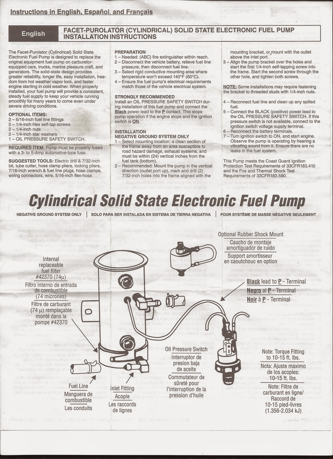 Water Heater Manual Facet Fuel Pump Exploded Diagram Vrogue