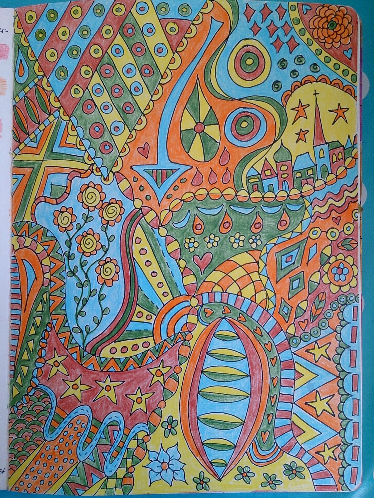 Cookie monster jar heavenly glaze 2013 Caatje's Artsy Stuff: Doodles in the journal