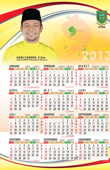 Pesanan Kalender 2013 plus pasaran jawa dan tanggal hijriyah