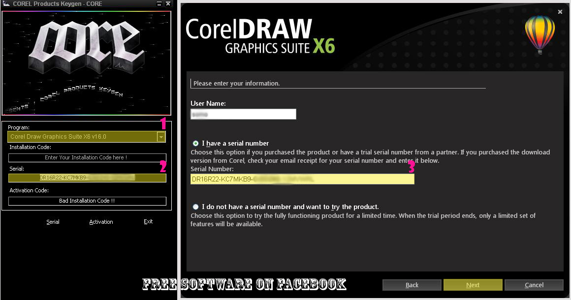corel draw x6 software free download with keygen