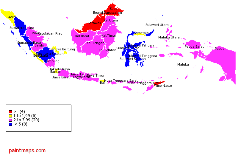 Map indonesia navitel - footbpo