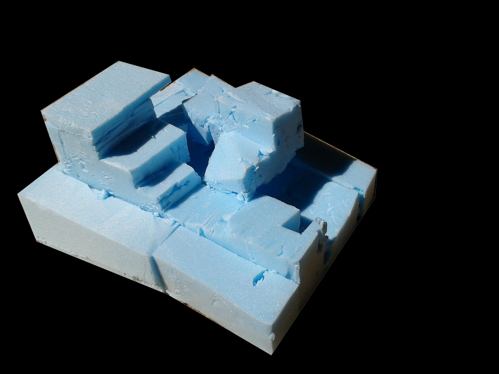 StudioCollaboration Carved Styrofoam Model