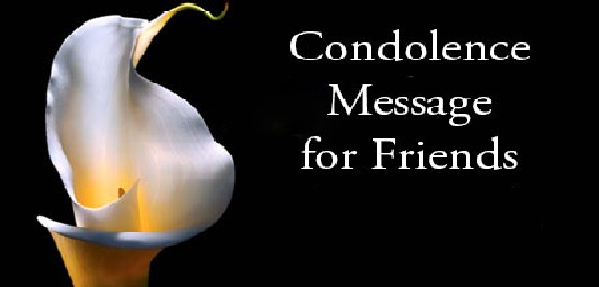 Message de condoléances amie