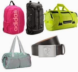 Puma, Adidas, Reebok – Bags, Belts & Wallets: Min 60% Off (Extra 40% Off on regular Selling Price) on  @ Flipkart