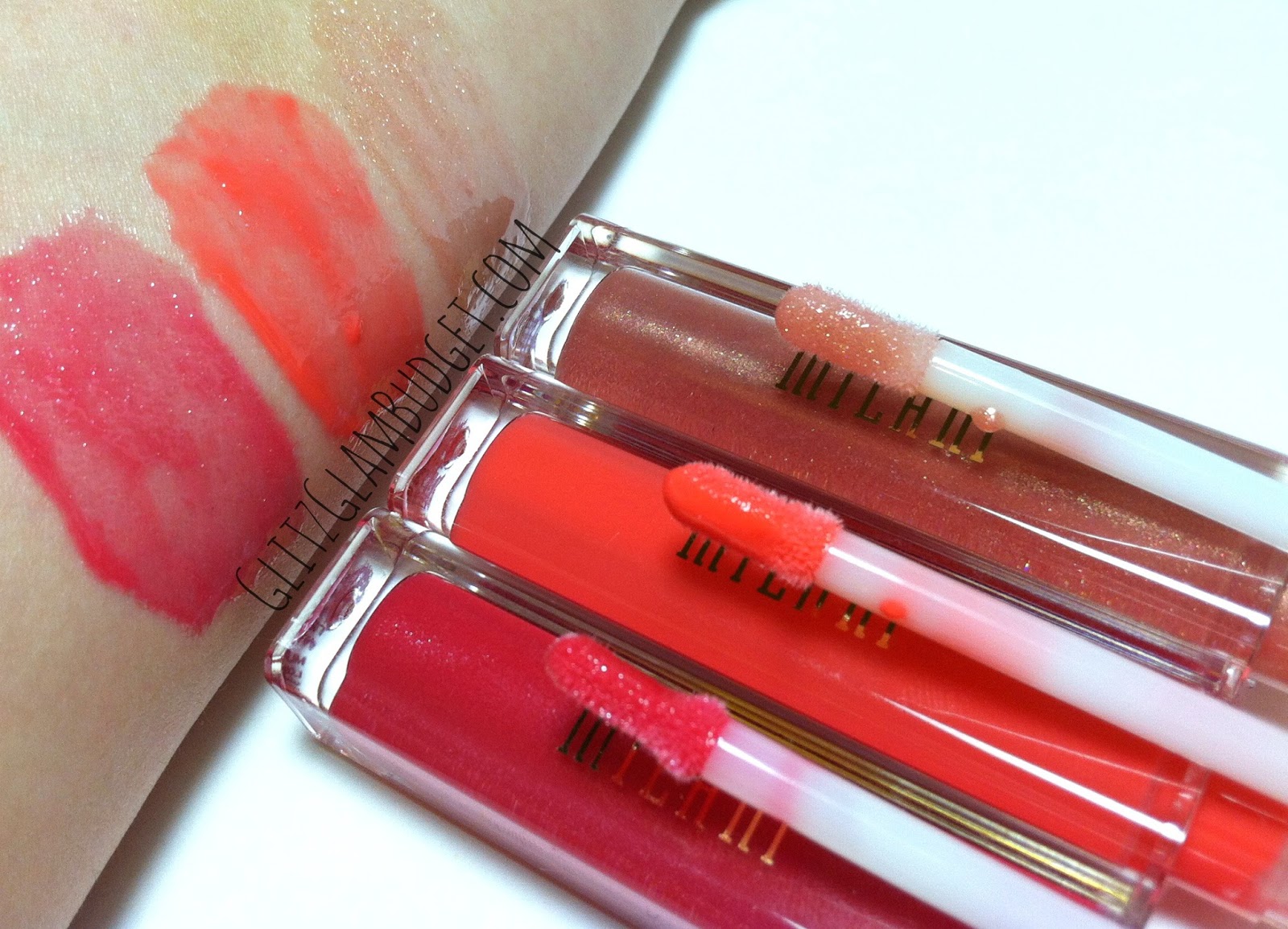 Milani Cosmetics NEW Brilliant Shine Lip Gloss (Review & Swatches) NEW Milani Cosmetics Products Swatches