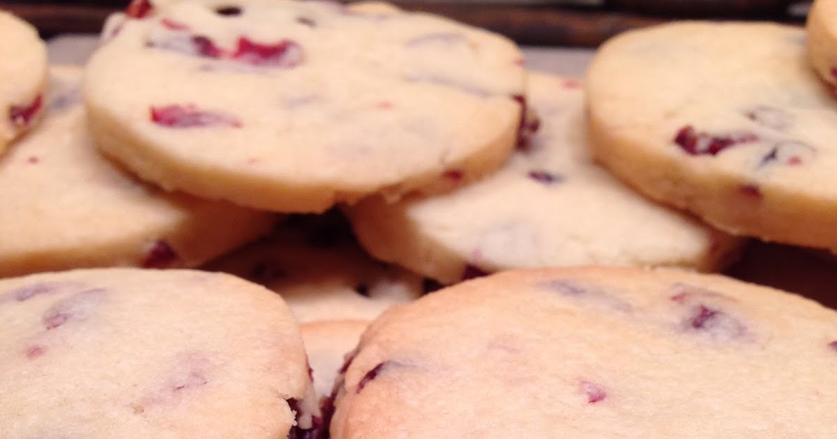 the french cookie Cherry Almond Shortbread Cookies