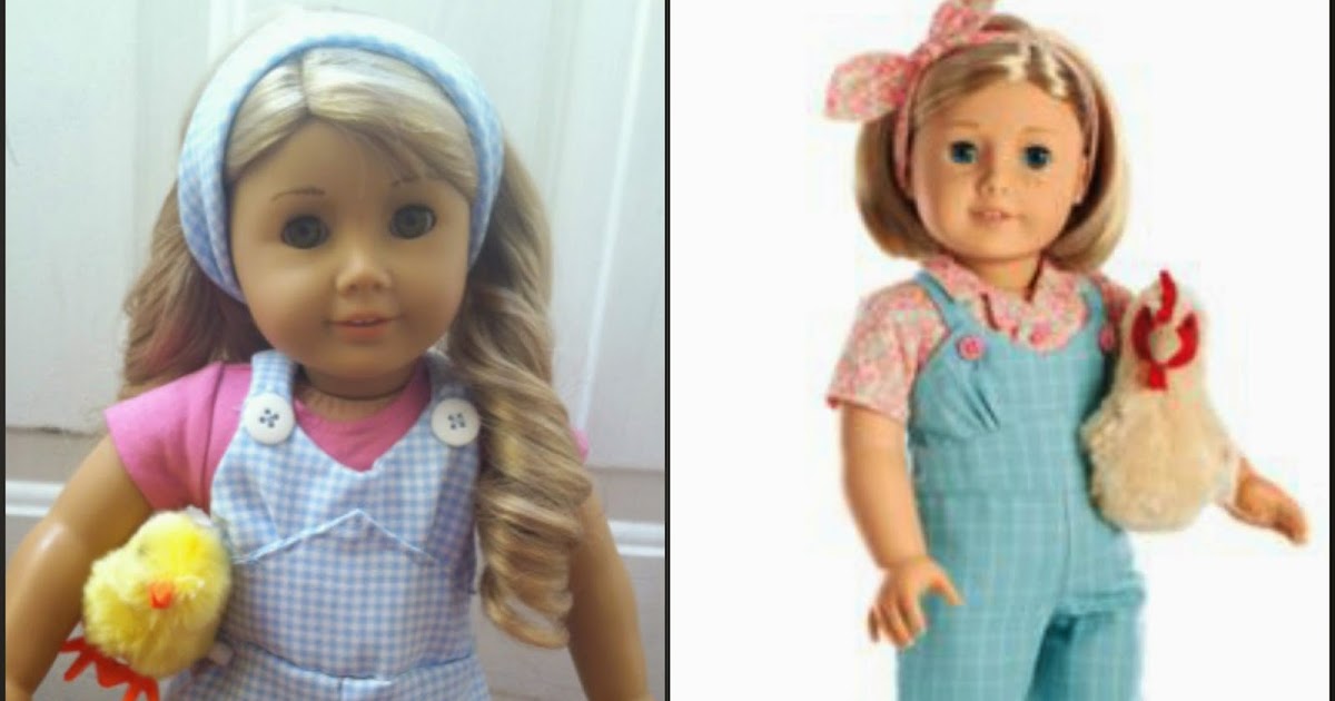 American Girl Sisters DIY Kit's Chicken Keeping Outfit