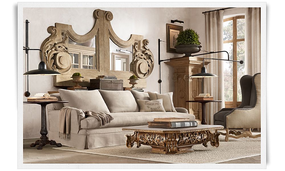 Dressed Up, Buttoned Down. Inspiration Restoration Hardware Redux