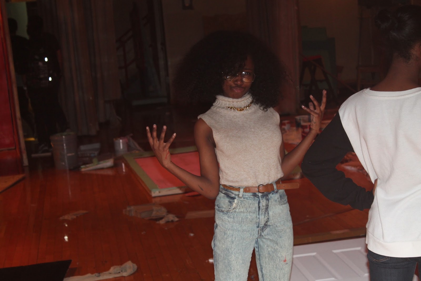 Fashion Of A Minor Painted Jeans, Tap Shoes, and Bottles