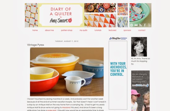 Diary of a Quilter - a quilt blog: pyrex