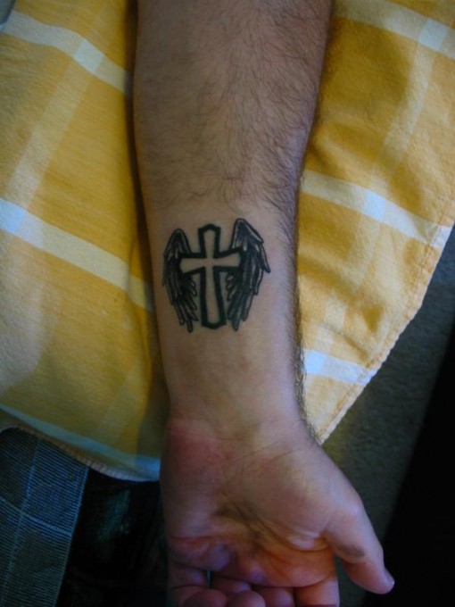cross tattoos on wrist for men. Cross Tattoos On Wrist