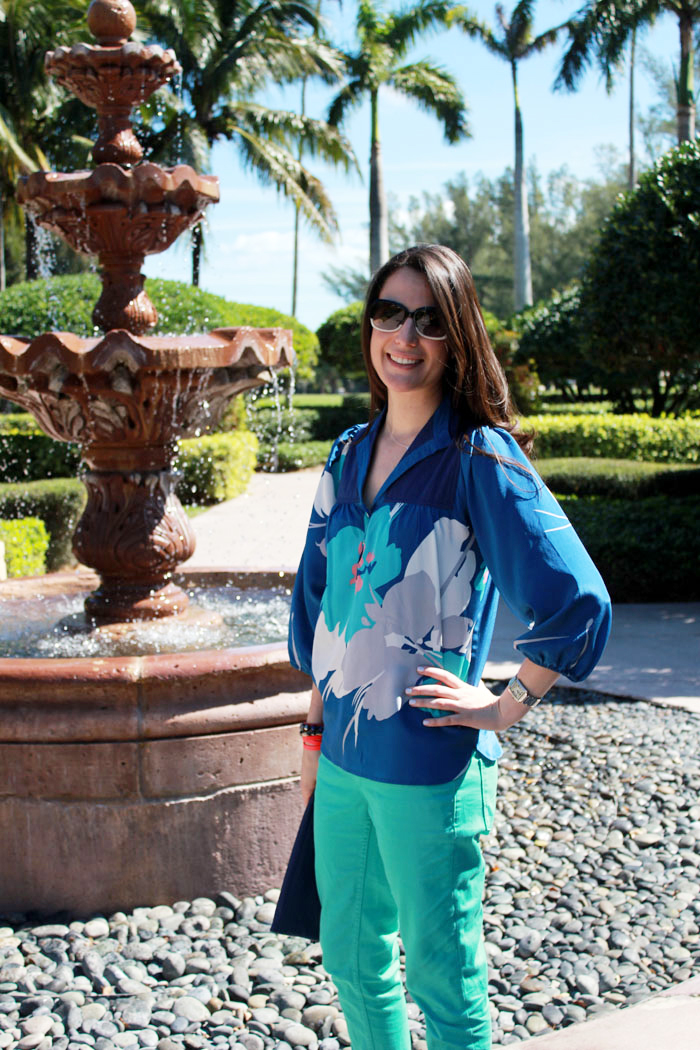 The Fashionable Esq: OOTD: Giveaway + How to Wear Mint Green Pants +  Pastels in February + Miriam Merenfeld Jewelry Giveaway