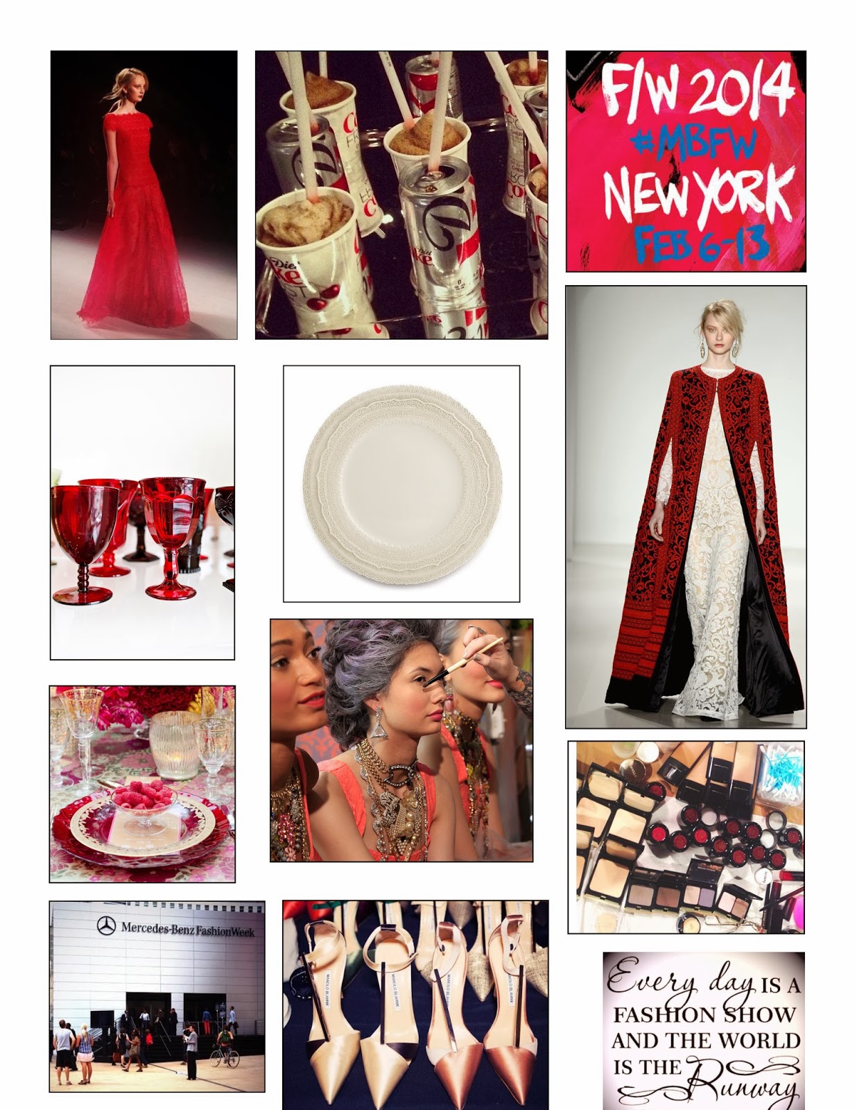 Moodboard Monday New York Fashion Week POSH Couture Rentals