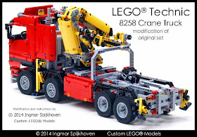 lego crane truck 8258