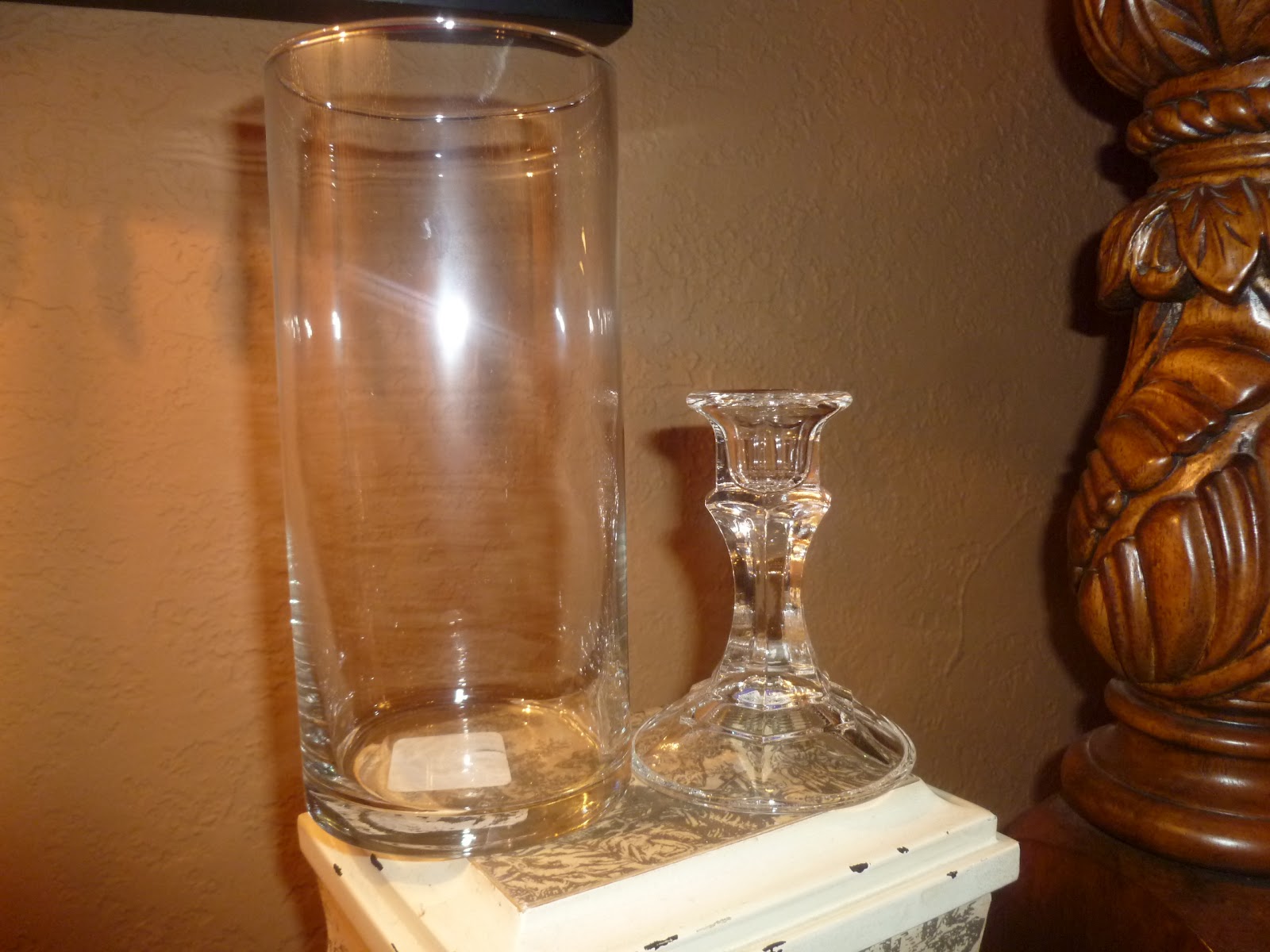 Crafts Crazy Dollar Tree candle holders