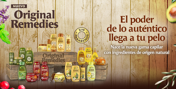 Original Remedies Garnier, nueva gama capilar para un pelo saludable Original Remedies Garnier nueva gama capilar para un pelo saludable