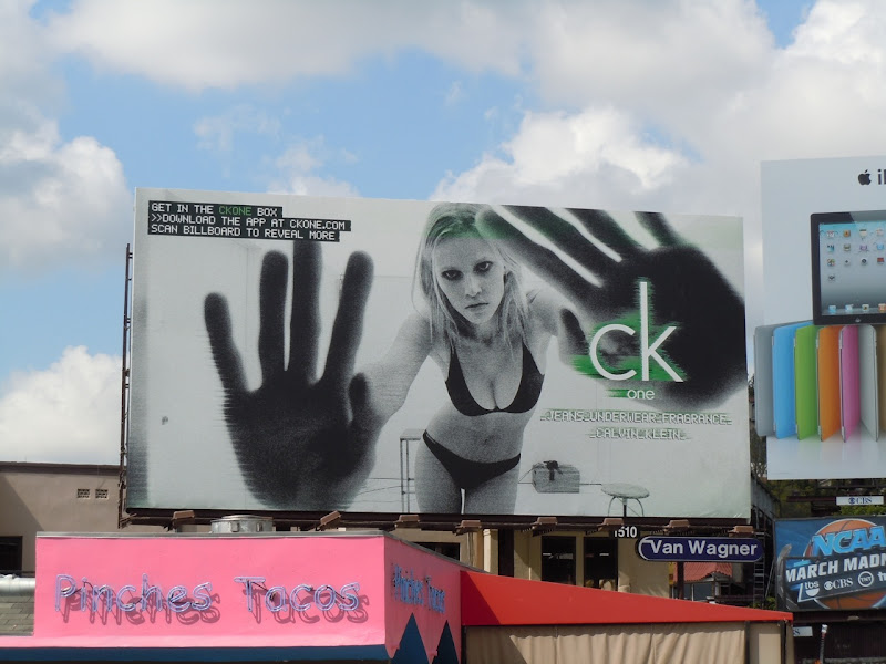 CK One fashion billboard