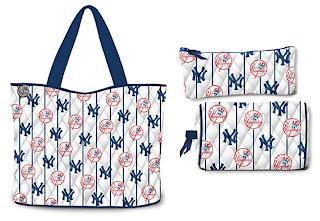 New York Yankees MLB Tote Bag With Cosmetic Cases 