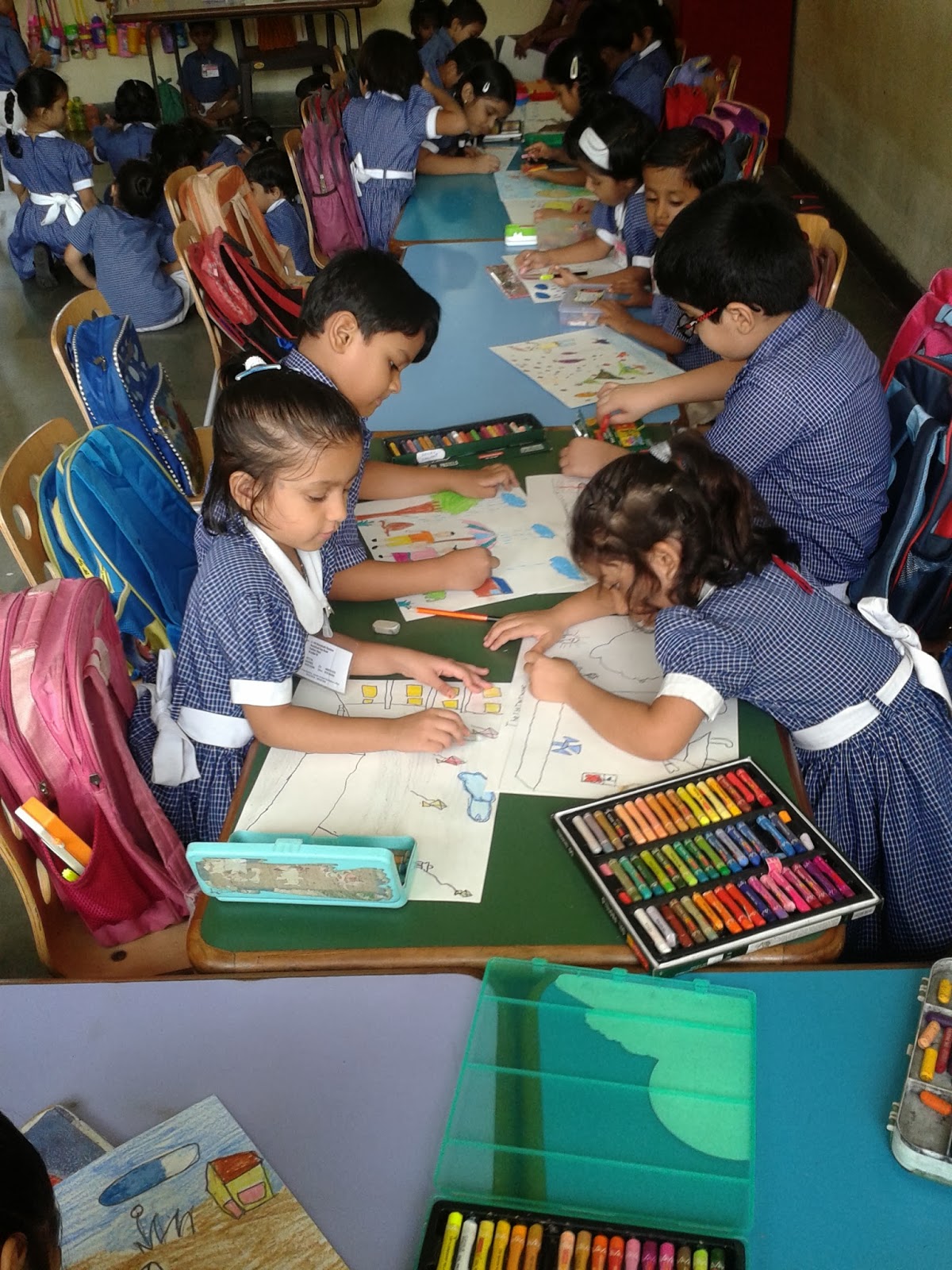 Our Preprimary blog SR.KG Drawing Competition on 20th September 2013