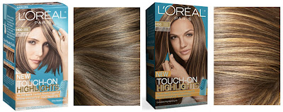 Oreal Touch-On Highlights in Creamy Caramel and Toasted Almond. Oreal Touch-On Highlights in Creamy Caramel and Toasted Almond.