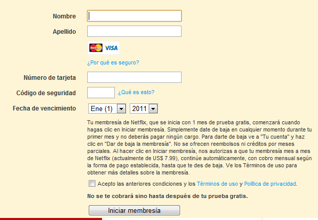 Cuentas en Netflix de regalo sin tarjeta de credito 2012 Cuentas en Netflix de regalo sin tarjeta de credito 2012