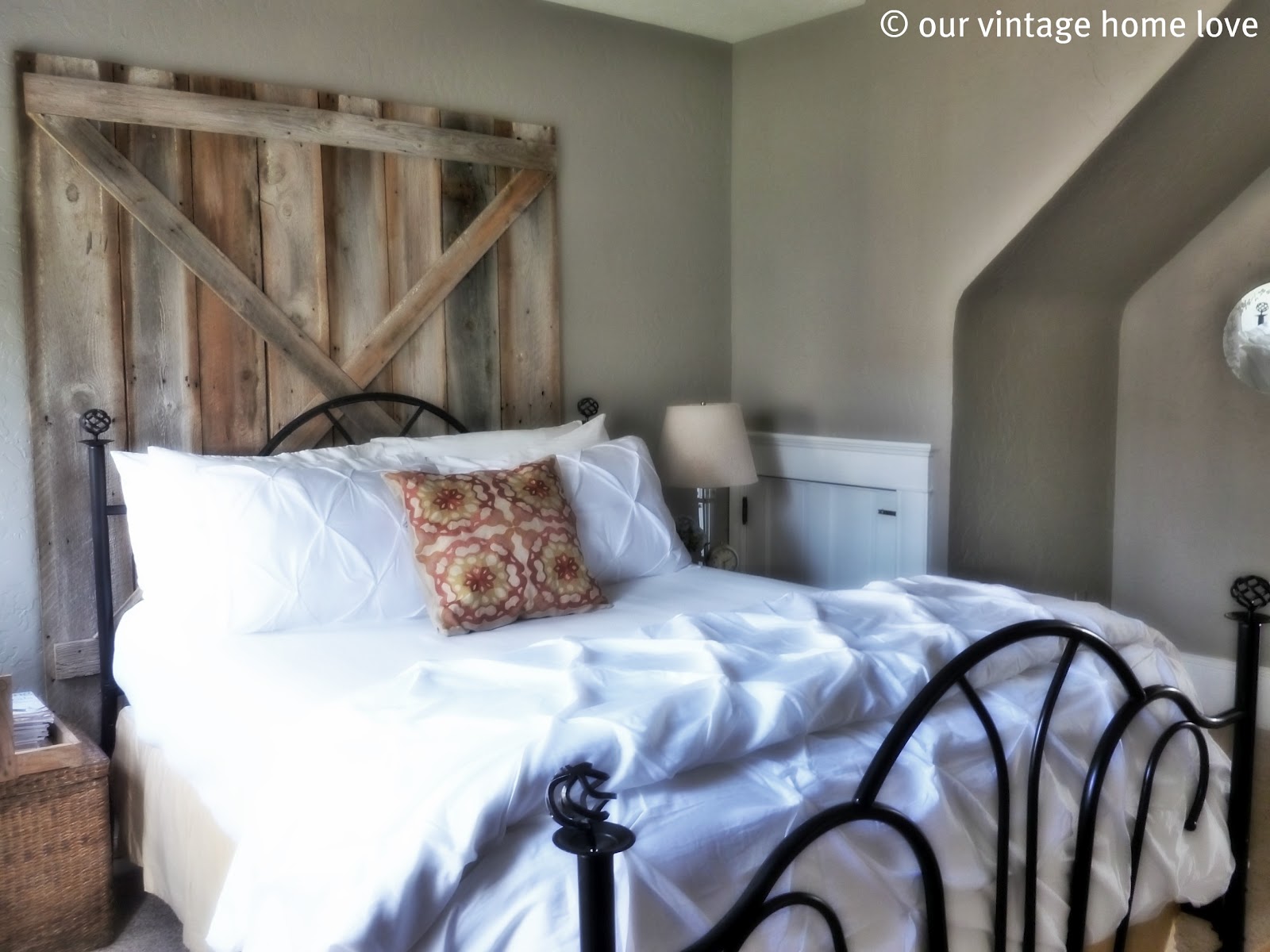 vintage home love New Bedding and Stair Project Update Part I