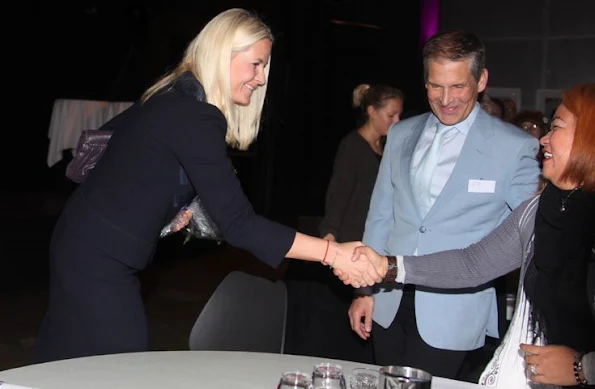 Crown Princess Mette-Marit attended the HIV15 conference and the EuroNGO conference "Sexual and reproductive health and rights in the post-2015 agenda and beyond: mapping the way forward" in Oslo