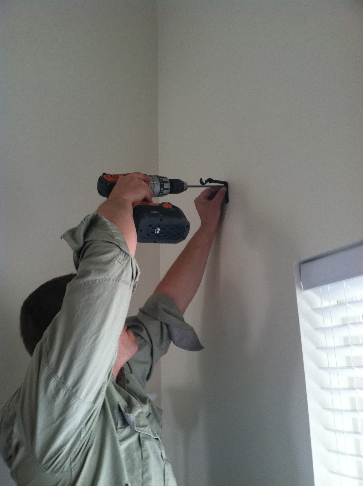 Rebecca's Round Up Make Your Own Custom Curtain Rod For Very Little Money