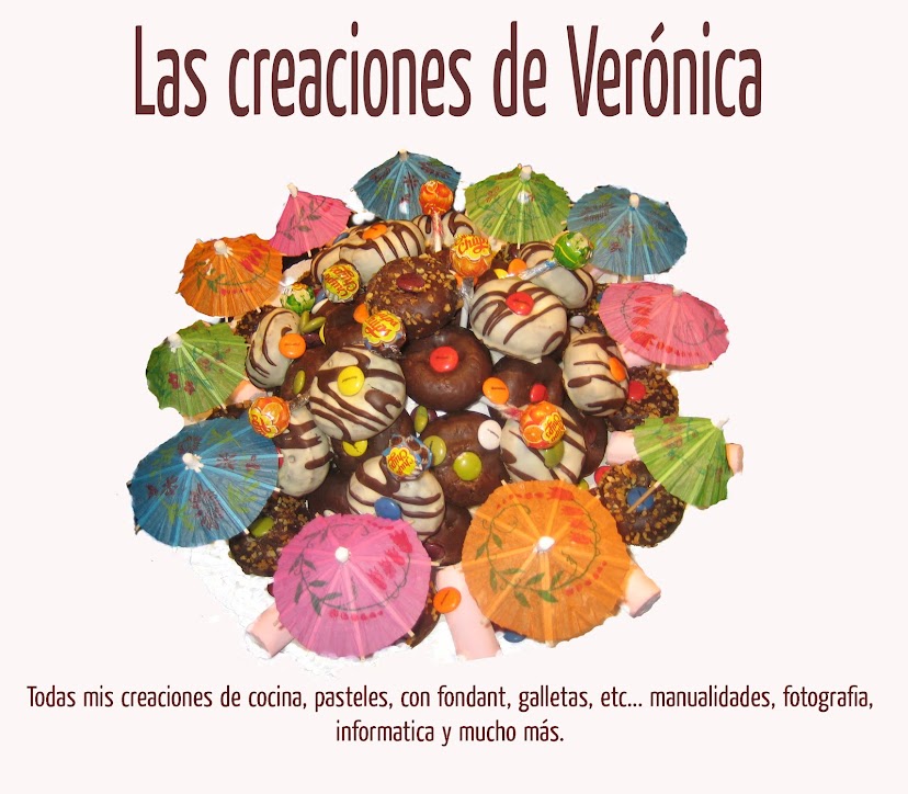 Las creaciones de Verónica en cocina y pasteleria creativa con ideas y trucos.