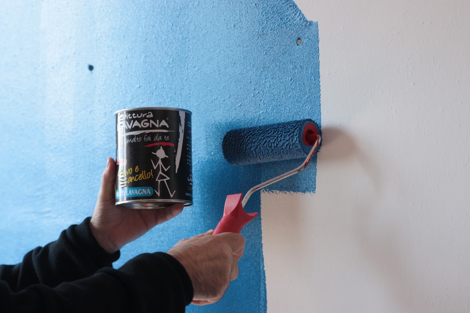 Pittura lavagna: il muro di clelia Pittura effetto legno su muro