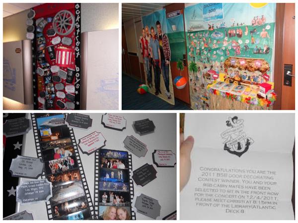 Cruising With The Backstreet Boys Themes Door Decoration Contest