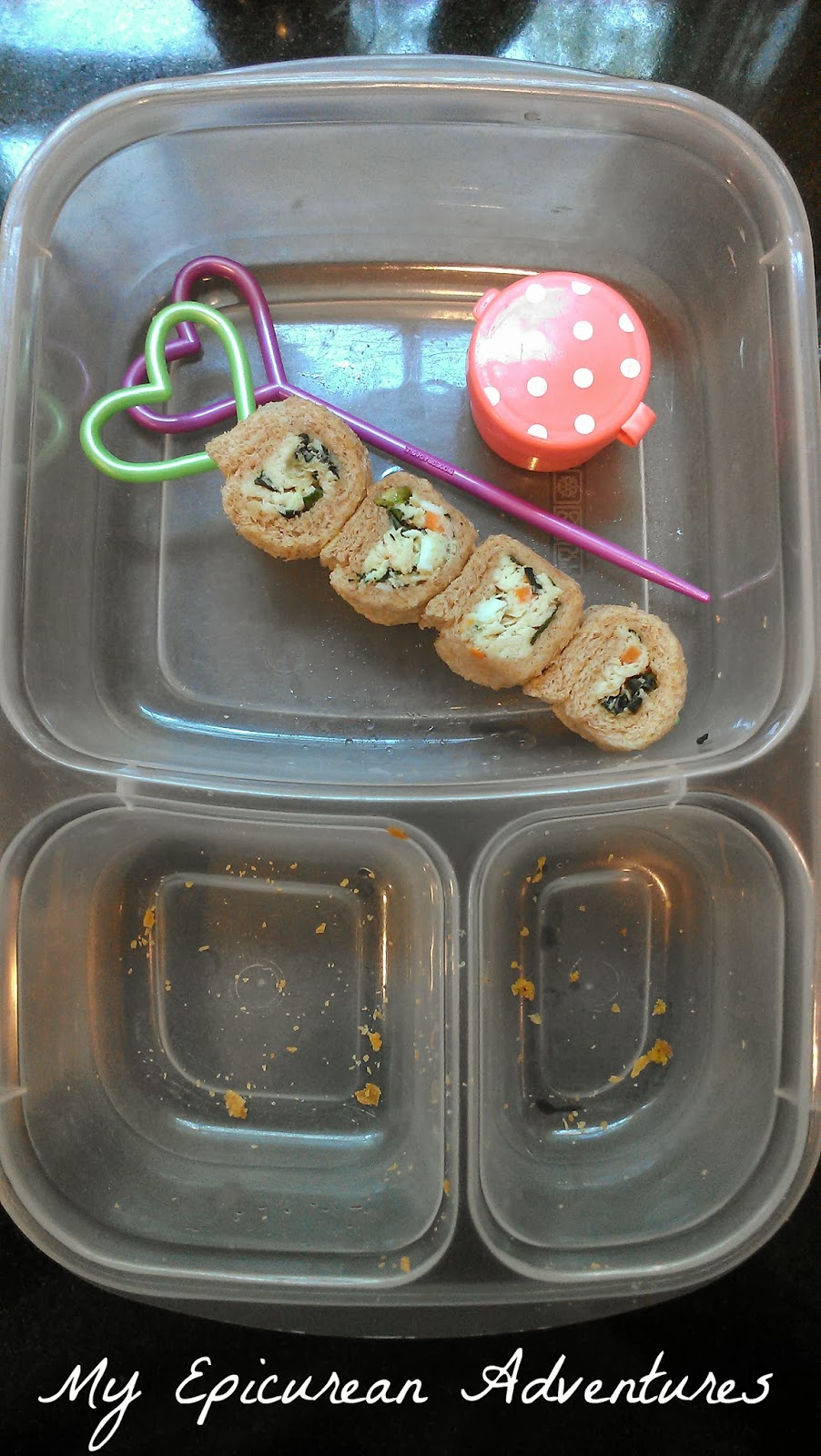 Tuna Egg Salad Sushi Rolls My Epicurean Adventures