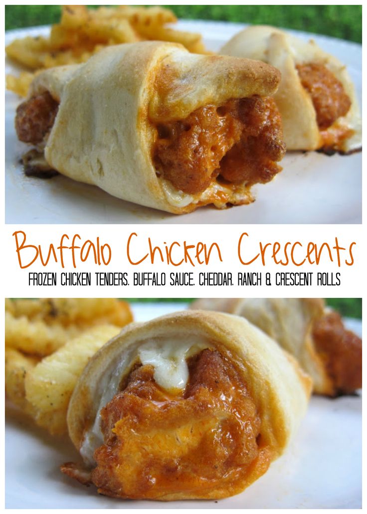 Buffalo Chicken Crescents Plain Chicken
