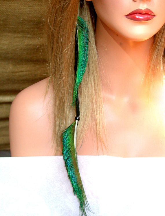 Long Feather Earrings