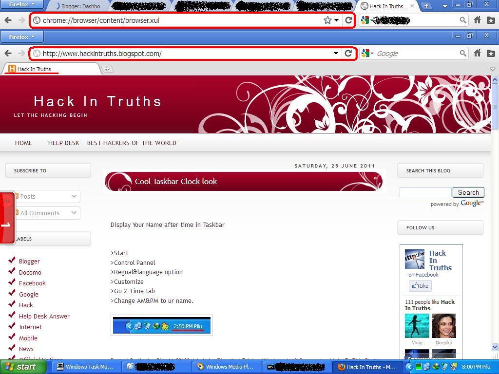 Run Firefox inside Another Firefox Hack In Truths