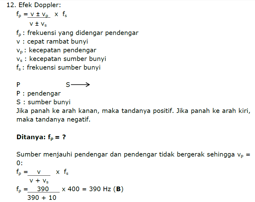 Ala Pelajar Gelombang Bunyi Latihan Soal dan Pembahasan