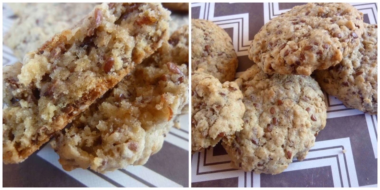 Diary of a Mad Hausfrau Flax Seed Date Oatmeal Cookies