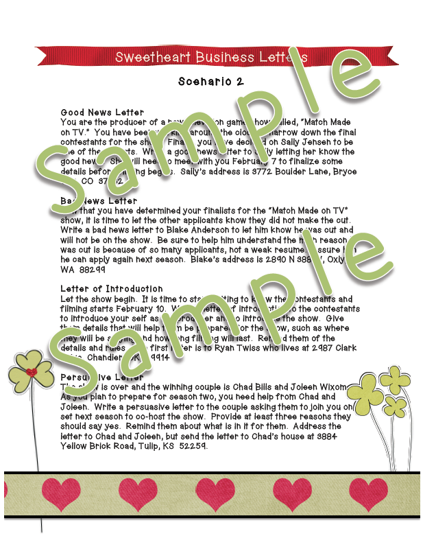 Business letter writing exercises with answers pdf image