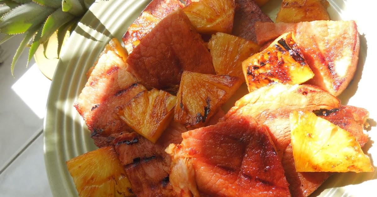 Sweet Serendipity Grilled Honey Glazed Ham with Pineapple