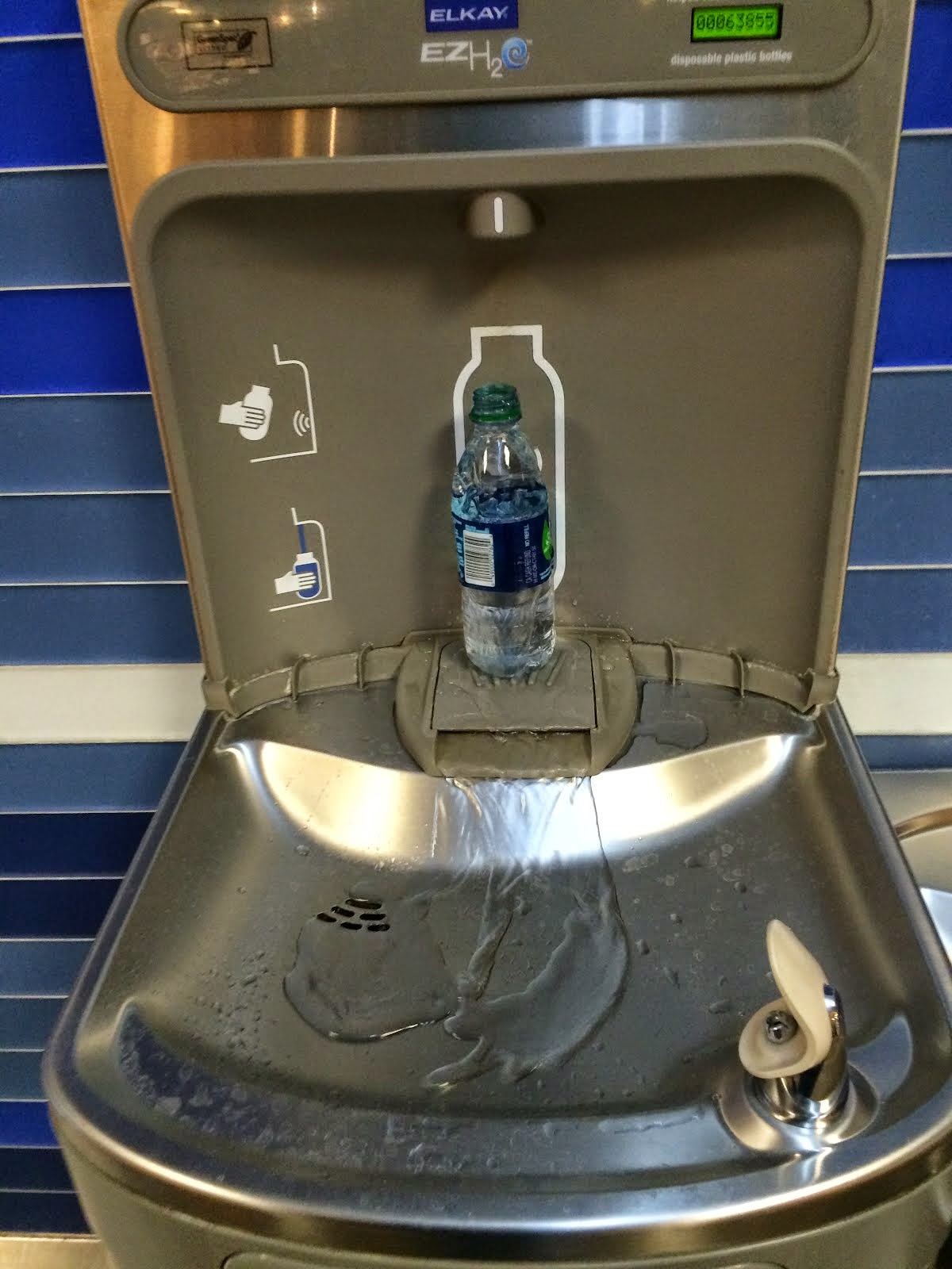 Perfectly Amusing Dayton airport water fountain for bottles