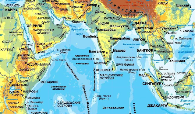 Мальдивы где находится на карте