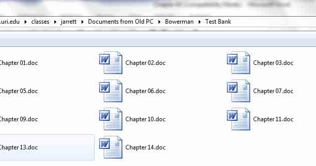 Bowerman Test Bank GM533 Applied Managerial Statistics