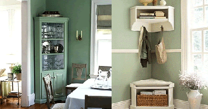 Muebles esquineros para aprovechar el espacio - CASAS IDEAS