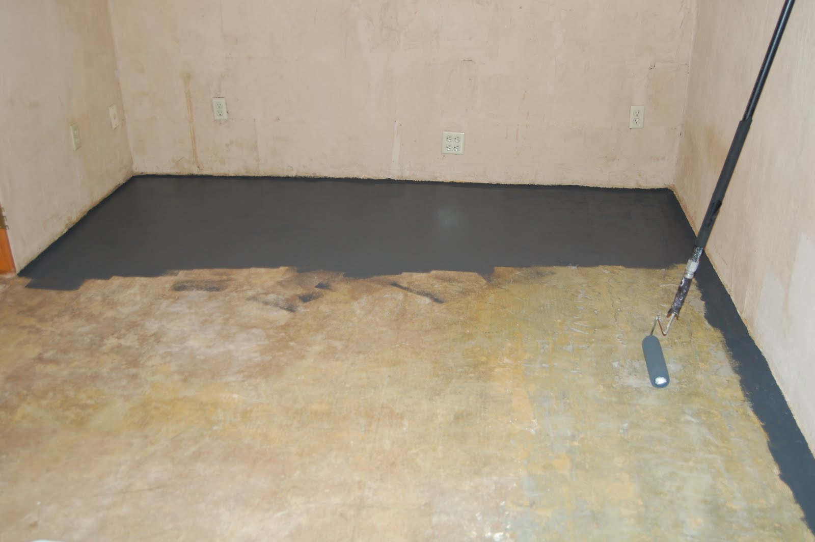 Shades of Amber Chalk Paint Floors and Lacquer